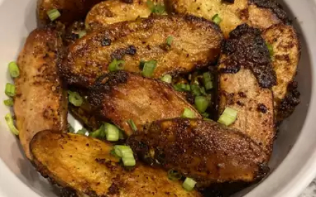 Roasted Garlic-Parmesan Fingerling Potatoes