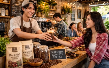 NeoAlternative Café Revives Malunda Robusta Coffee and Empowers Youth Creativity in Majene