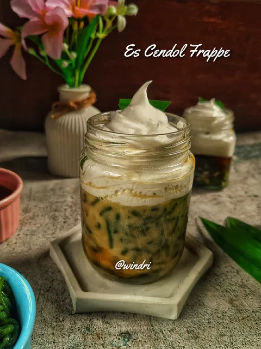Cendol Frappe – A Refreshing Indonesian Iced Drink