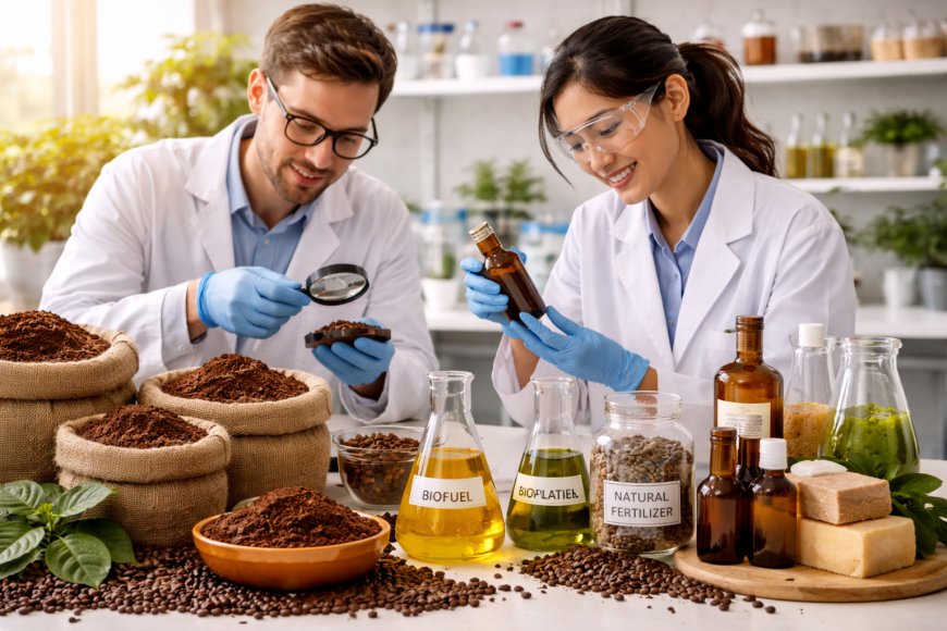 Scientists Turn Coffee Waste Into Valuable Products in New Sustainability Study