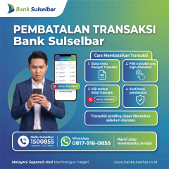 Transaksi Pending di Bank Sulselbar Wa.08179160855