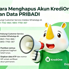 Cara Hapus data KrediOne dan Cara Menghapus Akun KrediOne